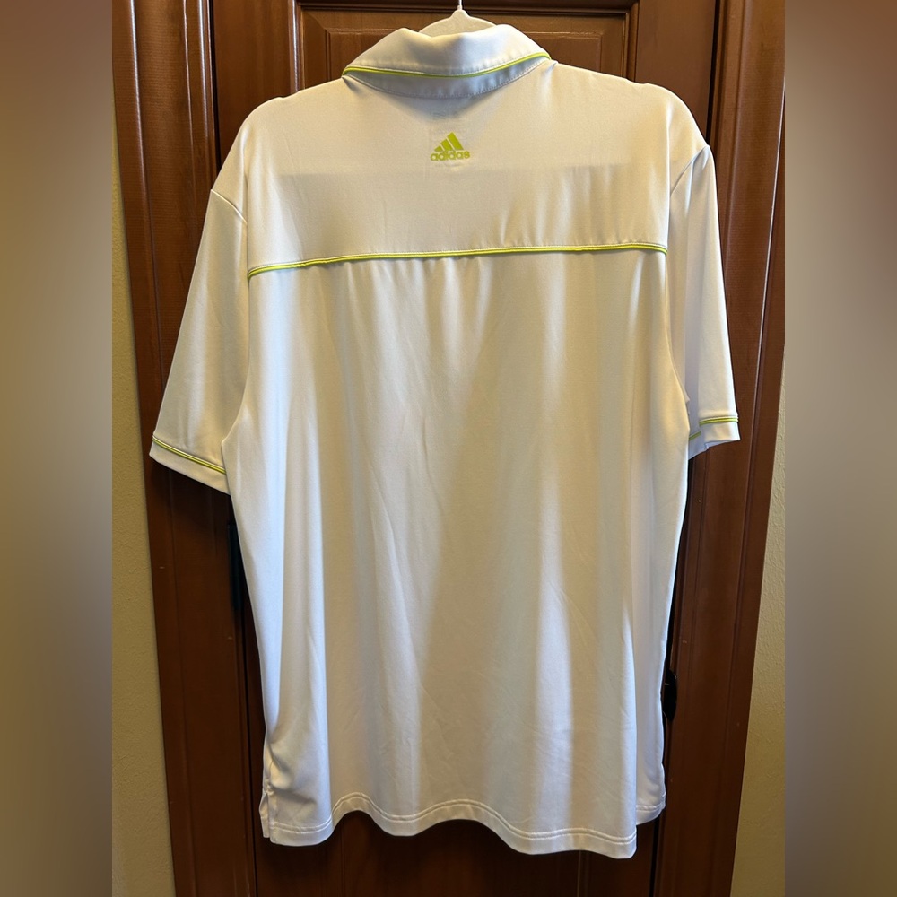 3 Men’s Adidas Pure Motion Golf Polos- White/Lime Green Orange, & Lt. Purple⛳️⛳️ - Picture 4 of 14